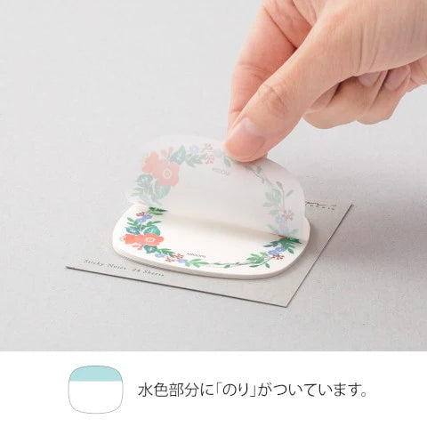 Midori Sticky Notes - Transparency Wreath