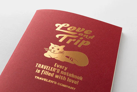 Traveler's Notebook Love & Trip Refill (Passport Size)
