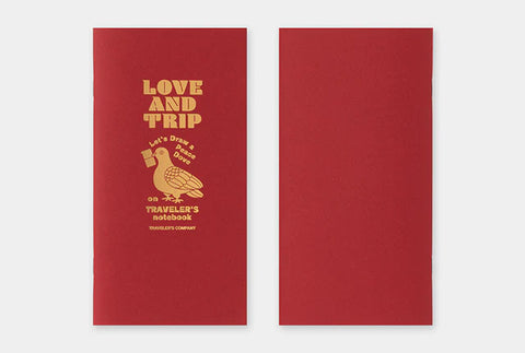 Traveler's Notebook Love & Trip Refill (Regular Size)