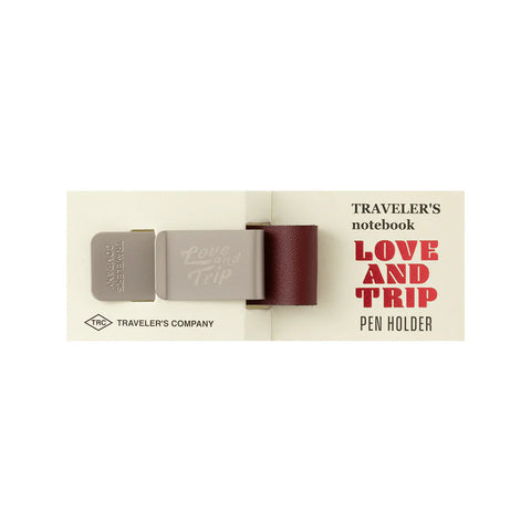 Pen Holder LOVE AND TRIP Red