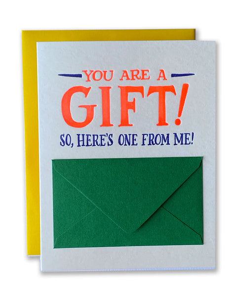 You are a Gift Letterpress Card