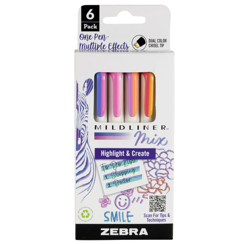 Zebra Mildliner Mix Sets