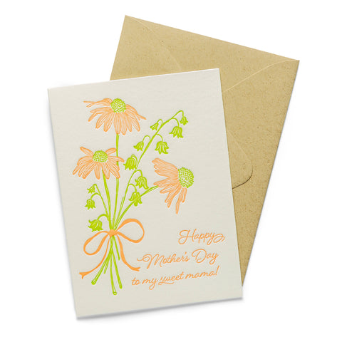 Sweet Mama | Letterpress Greeting Card | Mother's Day