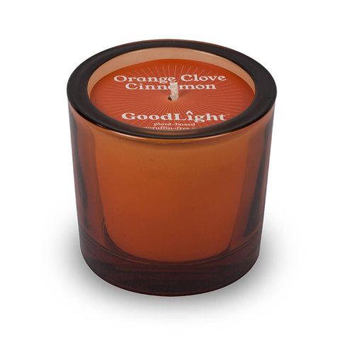 Poured Glass Votive Candles: Orange Clove Cinnamon