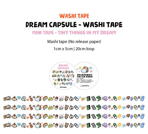 Kawaii Washi Tape: Dream Mini Emoji Scrapbook