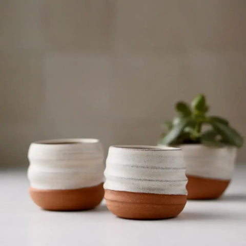 Assorted Small Planter Pots | Handmade Glazed Ceramic