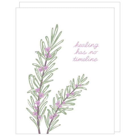 Sprig of Rosemary Support Card