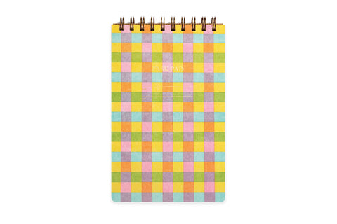 Task Pad Notebook - Plaid