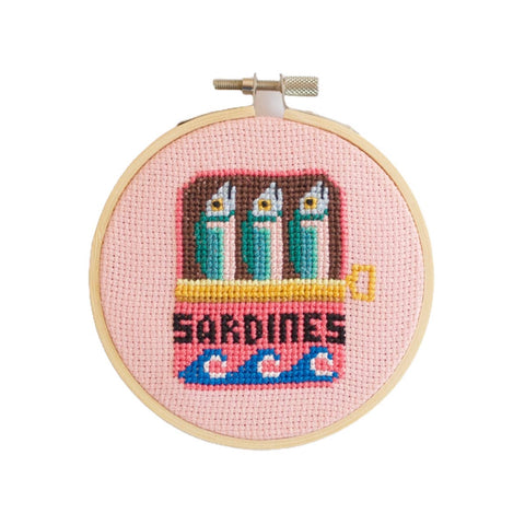 Sardines Cross Stitch Kit