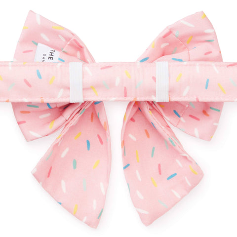 Sprinkles Lady Dog Bow: Small