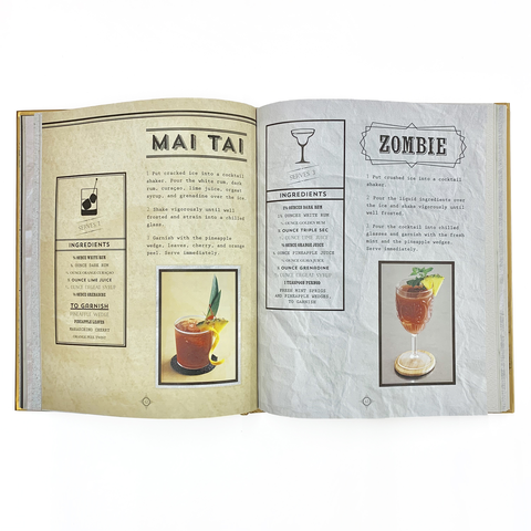 The Art of Mixology Cocktail Recipe Book
