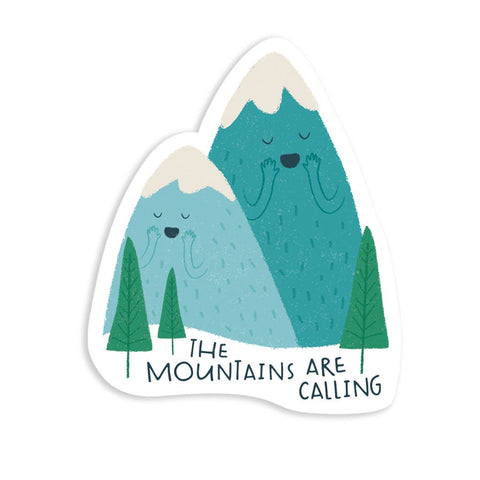 Mountains Calling Sticker