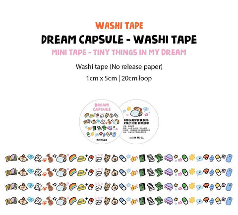 Kawaii Washi Tape: Dream Mini Emoji Scrapbook