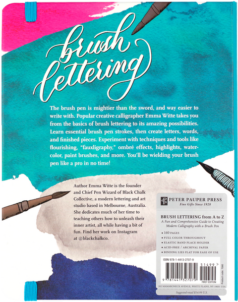 Brush Lettering from A to Z Book