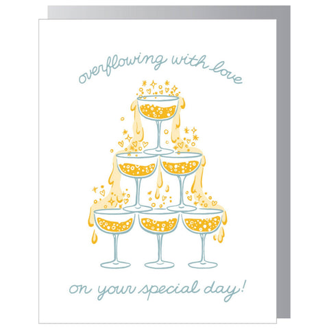 Champ Tower Wedding Card