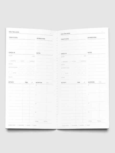 Travel Notebook | A5 Slim: Pen Swatch | Merlot