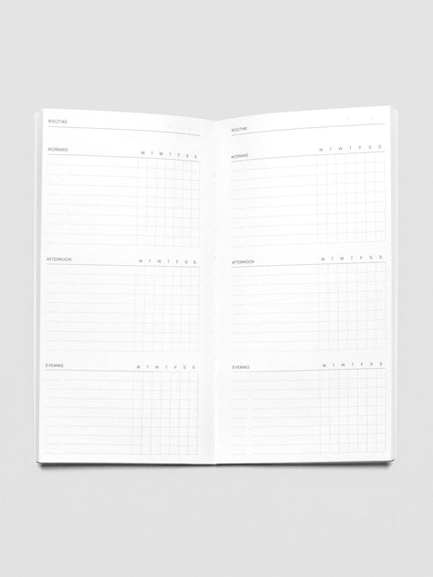Travel Notebook | A5 Slim: Pen Swatch | Merlot