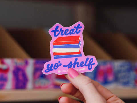 Treat Yo' Shelf Book Sticker