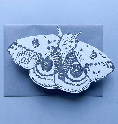 Io moth shine on gift card