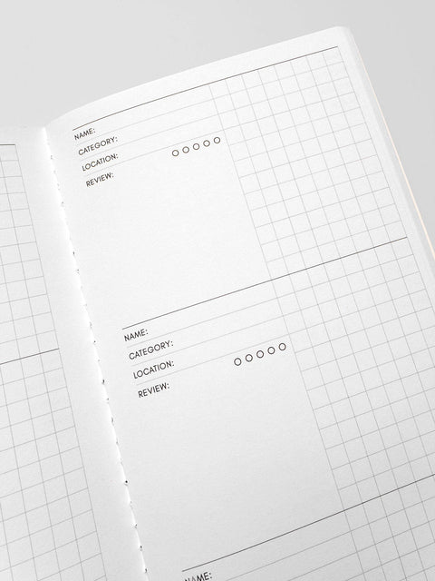 Travel Notebook | A5 Slim: Pen Swatch | Merlot