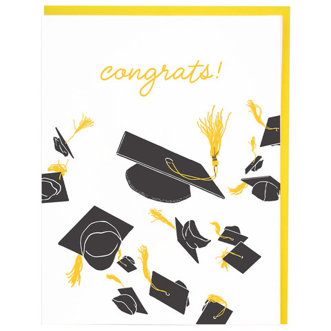 Cap Toss Graduation Card