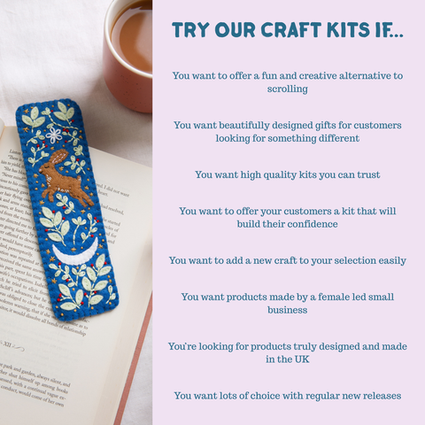Highland Hike Mini Embroidery Kit | Beginner Craft Kit