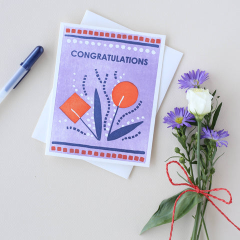 Congratulations (Bouquet) Card
