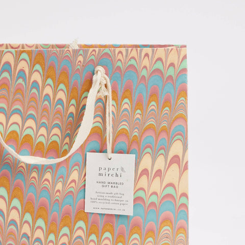 Large Bouquet Hand Marbled Gift Bags