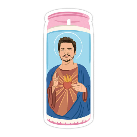 Pedro Candle Vinyl Sticker