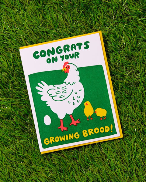 Growing Brood - New Baby Card