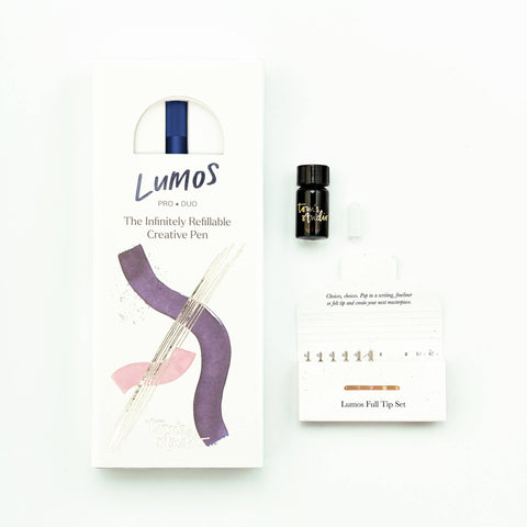 Lumos Pro - Refillable Multi-Tip Pen: Duo Tip