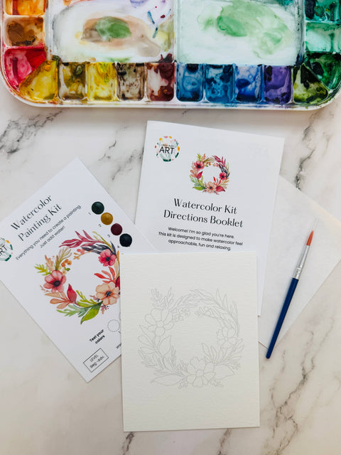Fall Wreath Watercolor Kit