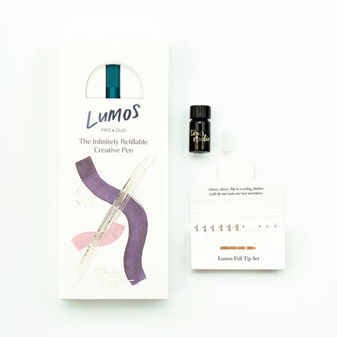 Lumos Pro - Refillable Multi-Tip Pen: Duo Tip