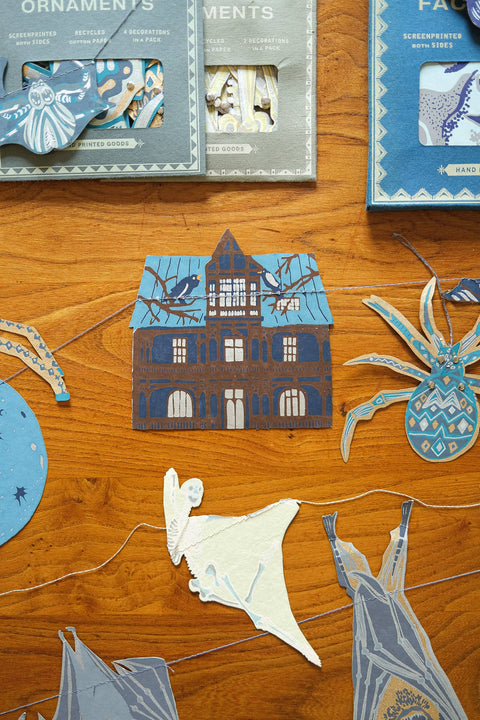 Haunted House Sewn Garland