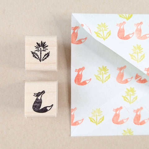 Abstract Flower Mini Stamp