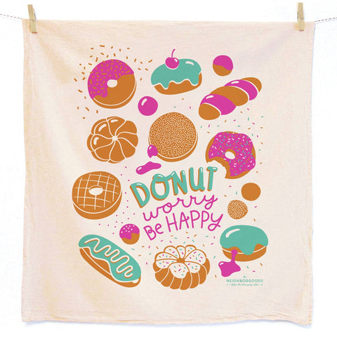 Coffee and Donuts - Dish Towel Set of 2