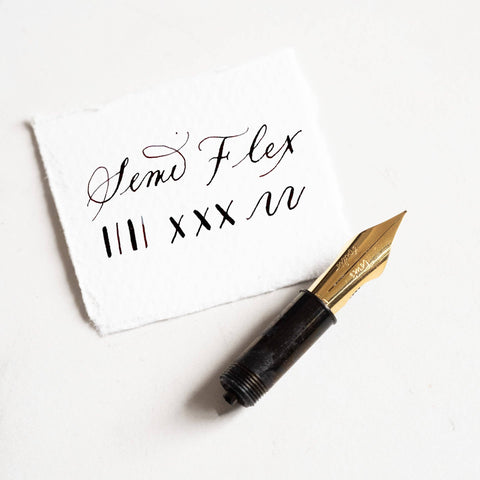 Tom's Studio - Fountain Pen Nib - Extra Fine Semi-Flex (Gold)