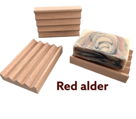 Soap Dish - Natural Red Alder