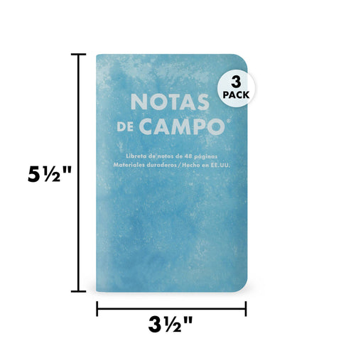 Field Notes - Paletas 3-Packs: Paletas 3-Pack B: Yellow - Garnet - Pink