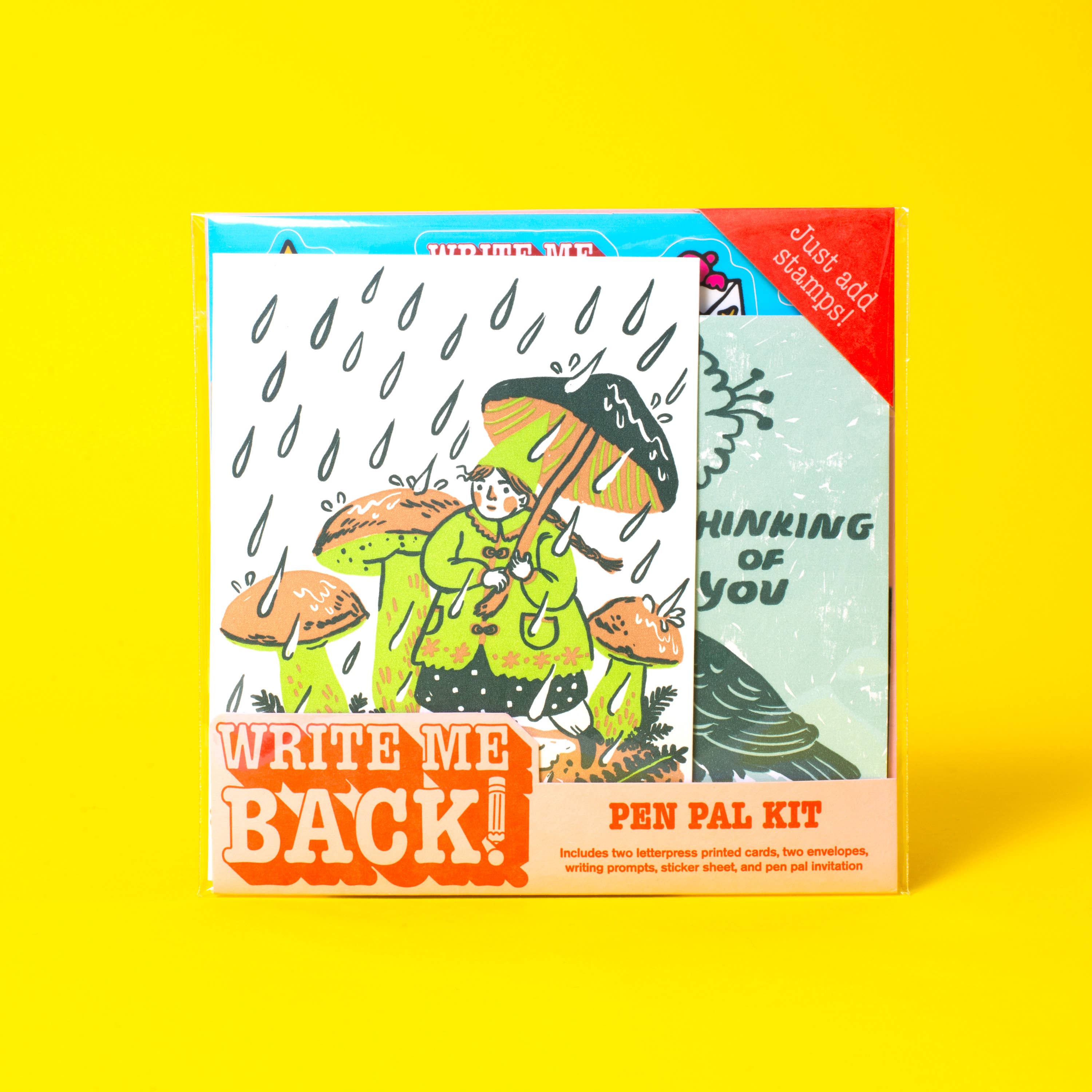 Rain Walk + Crow Letter Writing Write Me Back Pen Pal Kit – Slackline Press