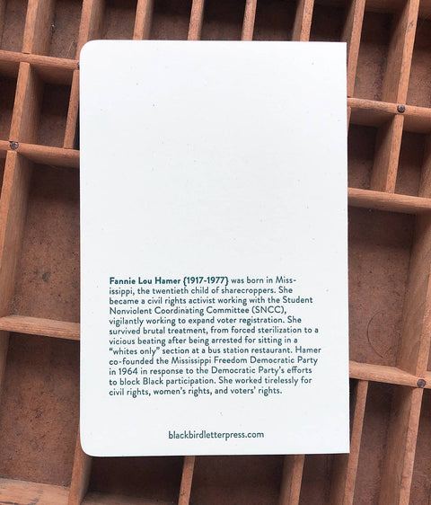 Fannie Lou Hamer notebook