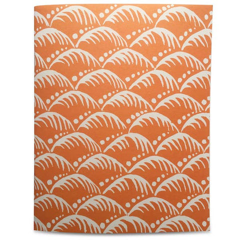 Exercise Book Wave Blood Orange