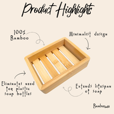 Bamboo Soap Lift - Deep Shelf