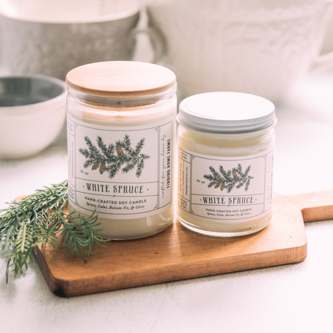 White Spruce Soy Candle