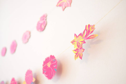 Garden Blooms Sewn Garland