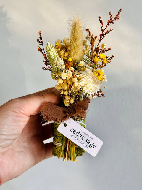 Uplift + Balance | Cedar Sage + Flowers