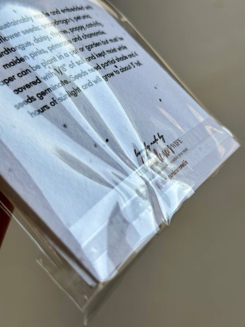 Wildflower Seed Card + Tiny Bouquet : With Love