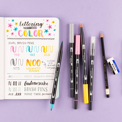 Tombow Lettering in Color Set