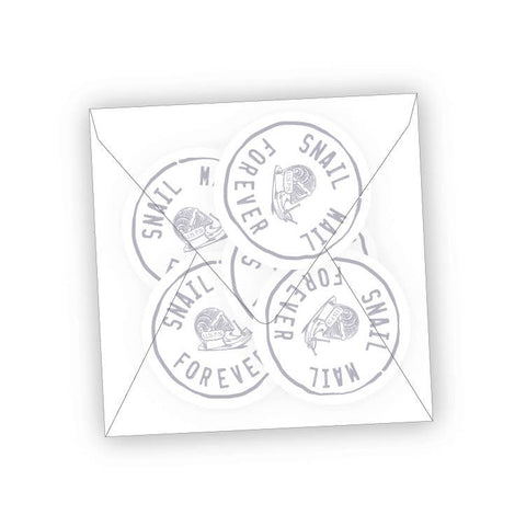 Snail Mail Forever Postmark Sticker Set