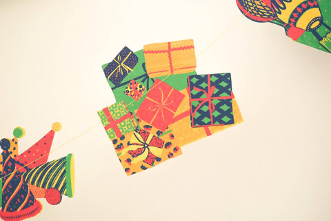 Birthday Party Sewn Garland